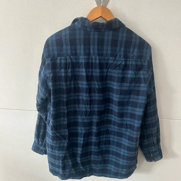 Ll bean fleece lined flannel, cozy, good condition size M - Picture 3 of 3